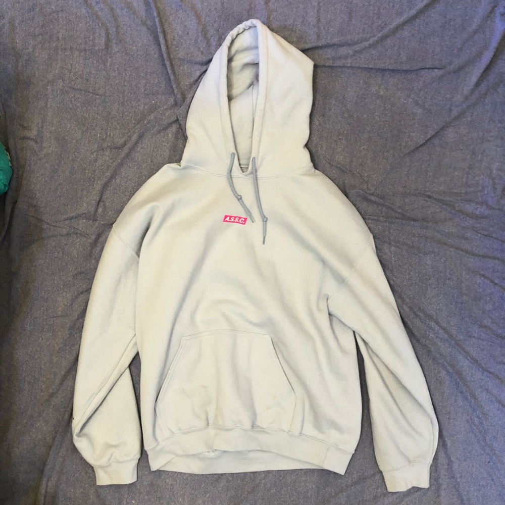ANTI SOCIAL SOCIAL CLUB BABY BLUE AND PINK HOODIE